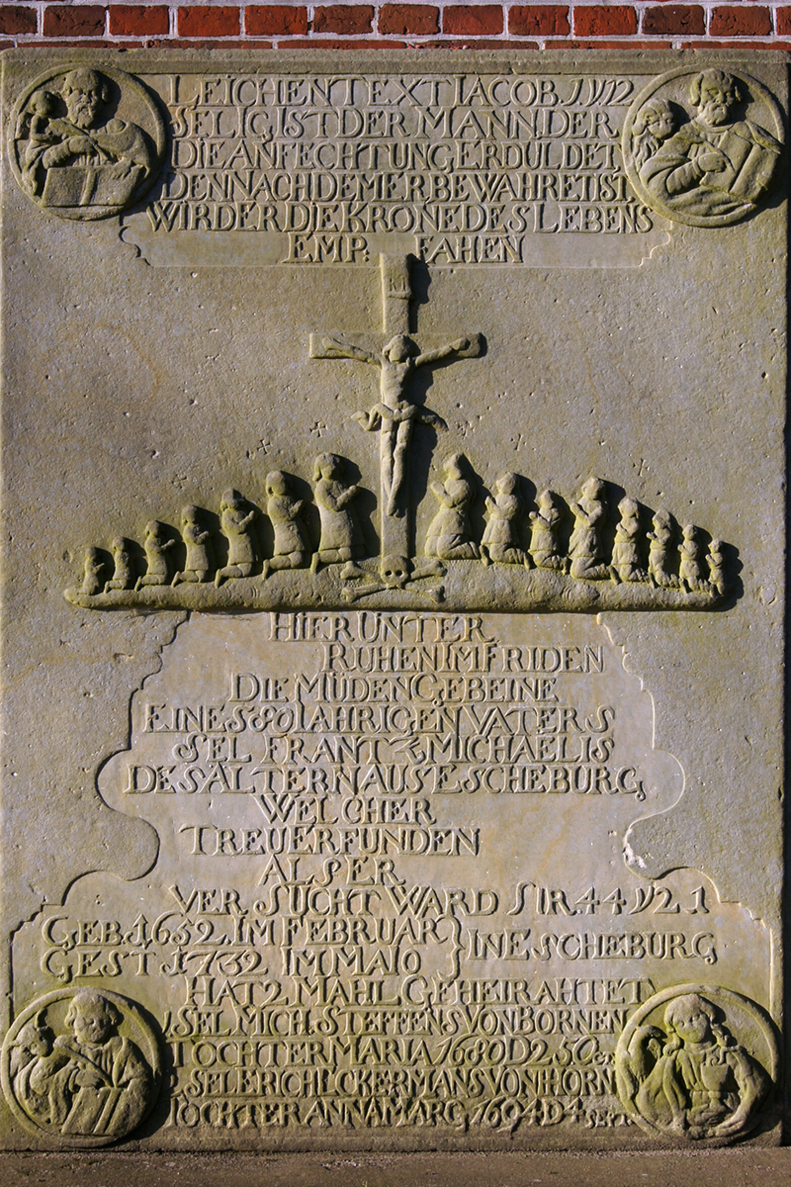 Grabinschrift der St.-Nikolai-Kirche Hohenhorn